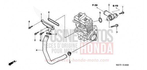 WATER PIPE CBF5004 de 2004